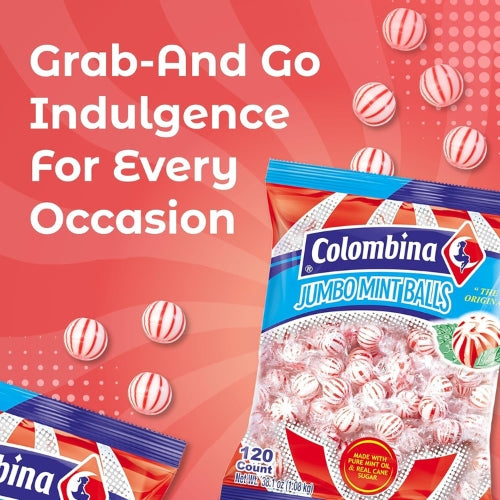 Colombina Jumbo Peppermint Balls 120 pieces