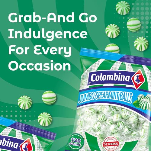 Colombina Jumbo Spearmint Balls 120 pieces