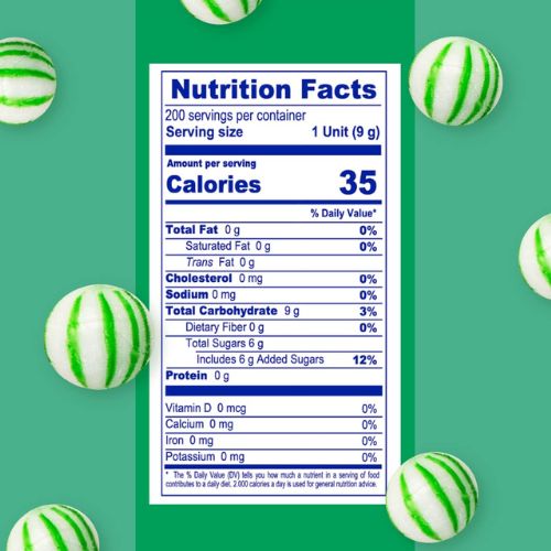 Colombina Jumbo Spearmint Balls 120 pieces