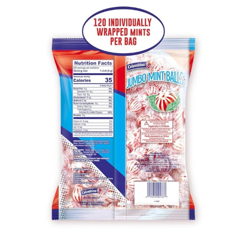 Colombina Jumbo Peppermint Balls 120 pieces