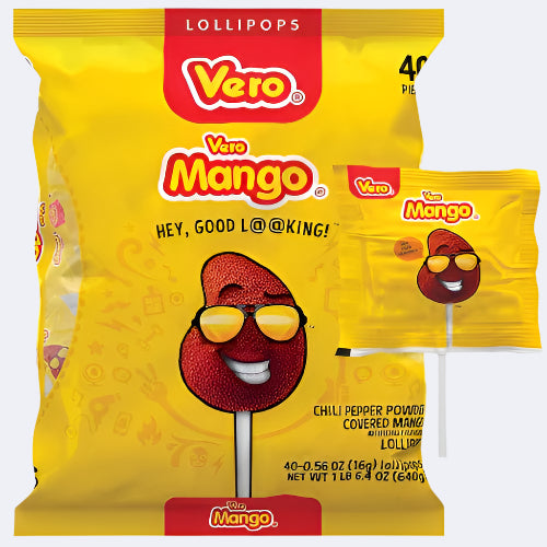 Vero Mango & Pinta Azul Lollipops 40 Count
