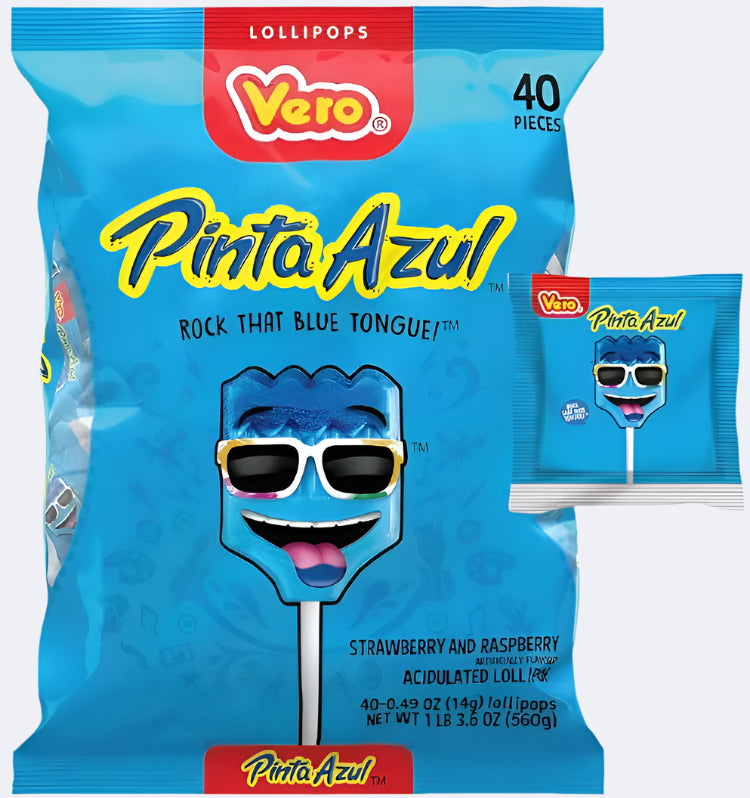 Vero Mango & Pinta Azul Lollipops 40 Count