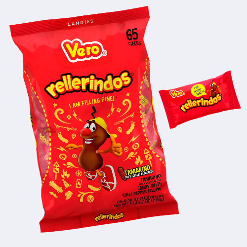 Vero Rellerindos Tamarind Flavor Hard Candy 65 Pieces
