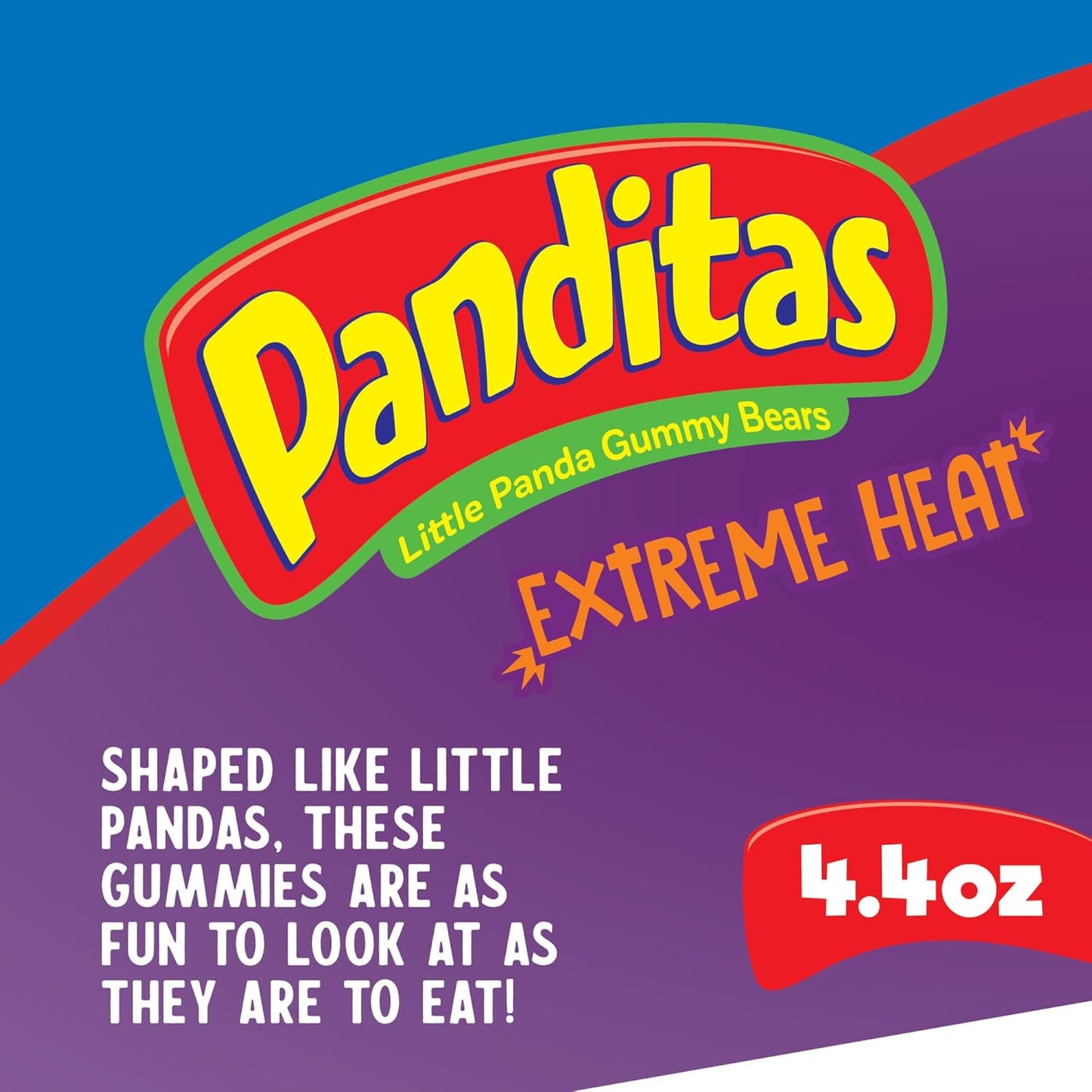 Ricolino Panditas Little Panda Gummy Bears Extreme Heat 6 Individual Bags