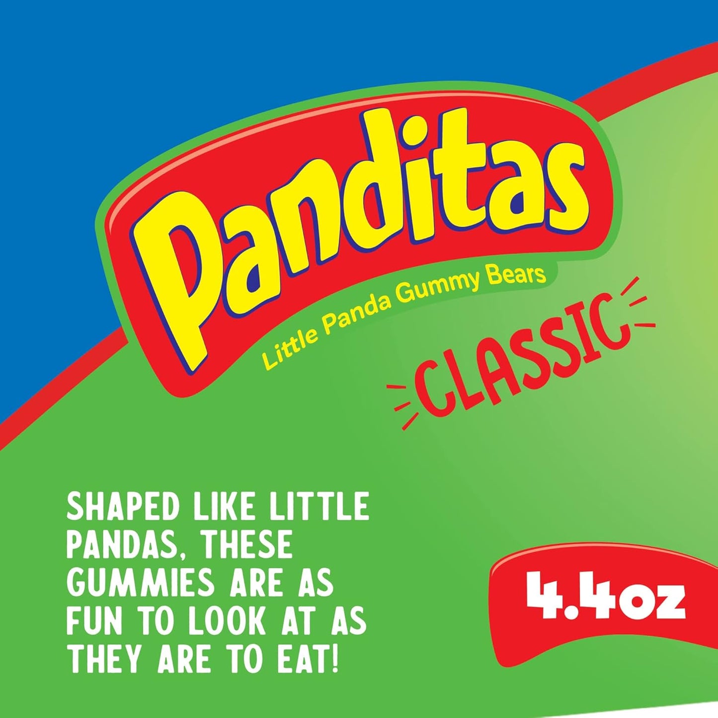 Ricolino Panditas Little Panda Gummy Bears Classic Candy 6 Individual Bags