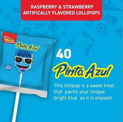 Vero Mango & Pinta Azul Lollipops 40 Count