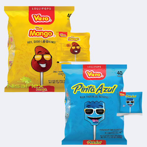 Vero Mango & Pinta Azul Lollipops 40 Count