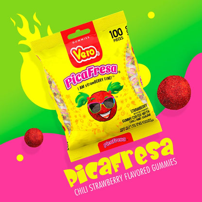 Vero PicaFresa Strawberry Flavored 100 Pieces