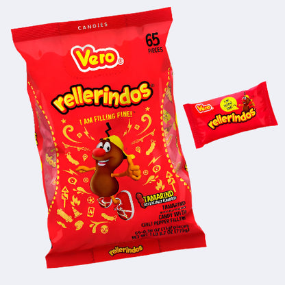 Vero Rellerindos Tamarind Flavor Hard Candy 65 Pieces