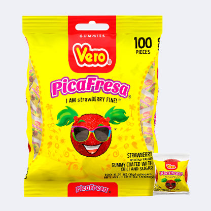 Vero PicaFresa Strawberry Flavored 100 Pieces