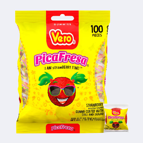 Vero PicaFresa Strawberry Flavored 100 Pieces